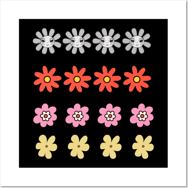 Blooming Flowers Wall Art by NomiCrafts